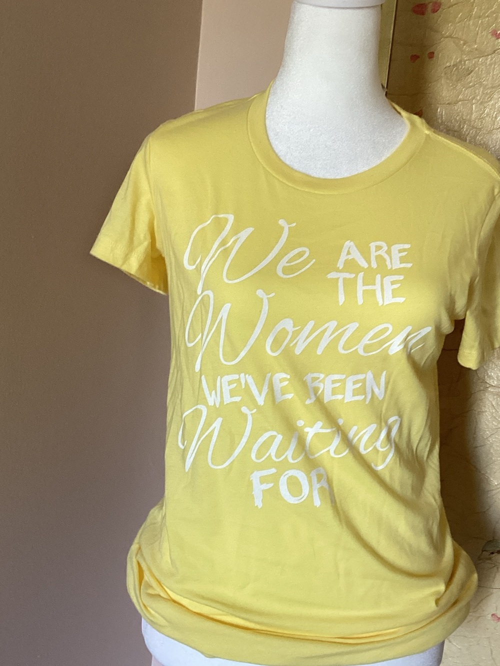 Yellow Graphic Women’s Tee - 'We Are The Women'